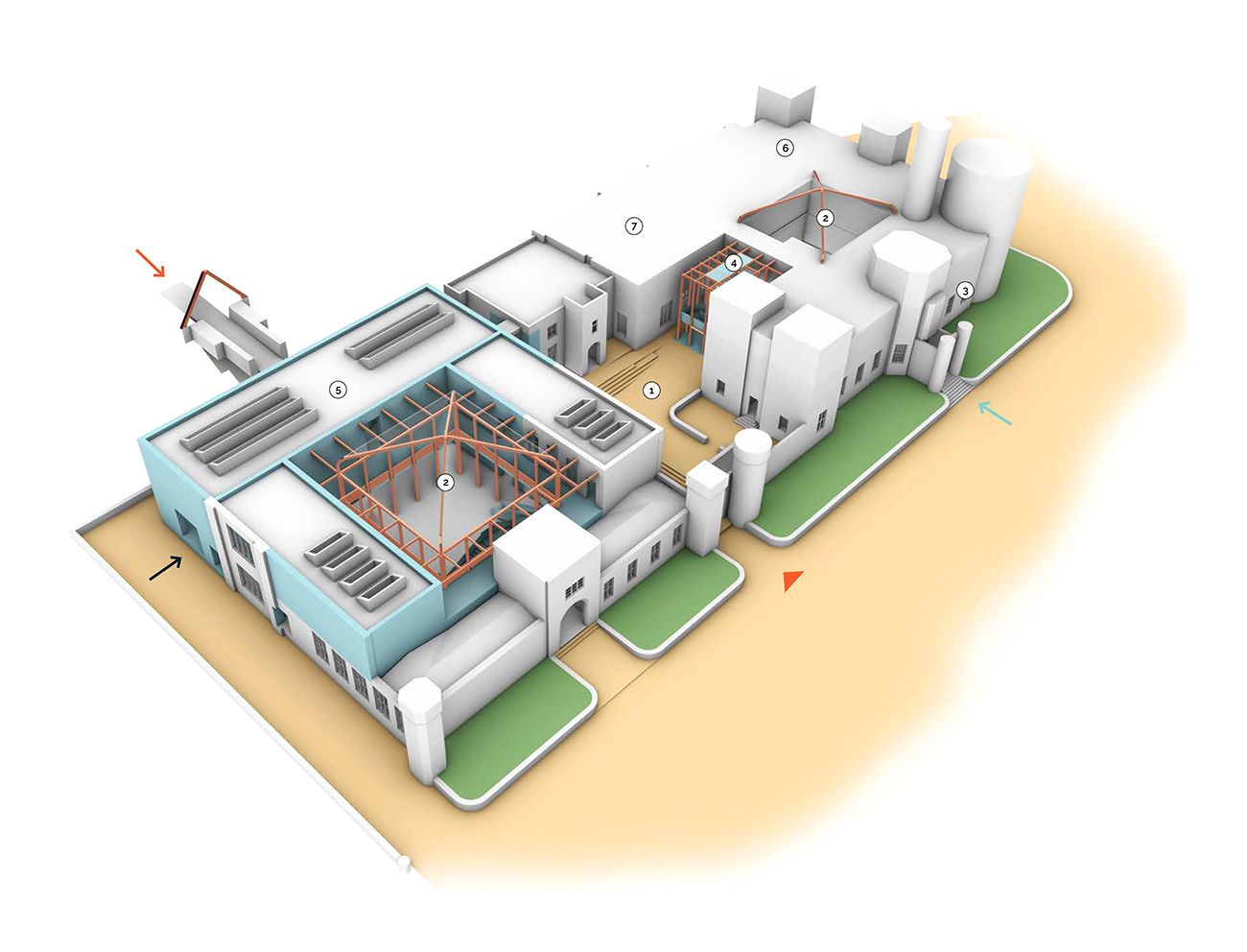 A computer generation of a model of Cyfarthfa Castle.jpg