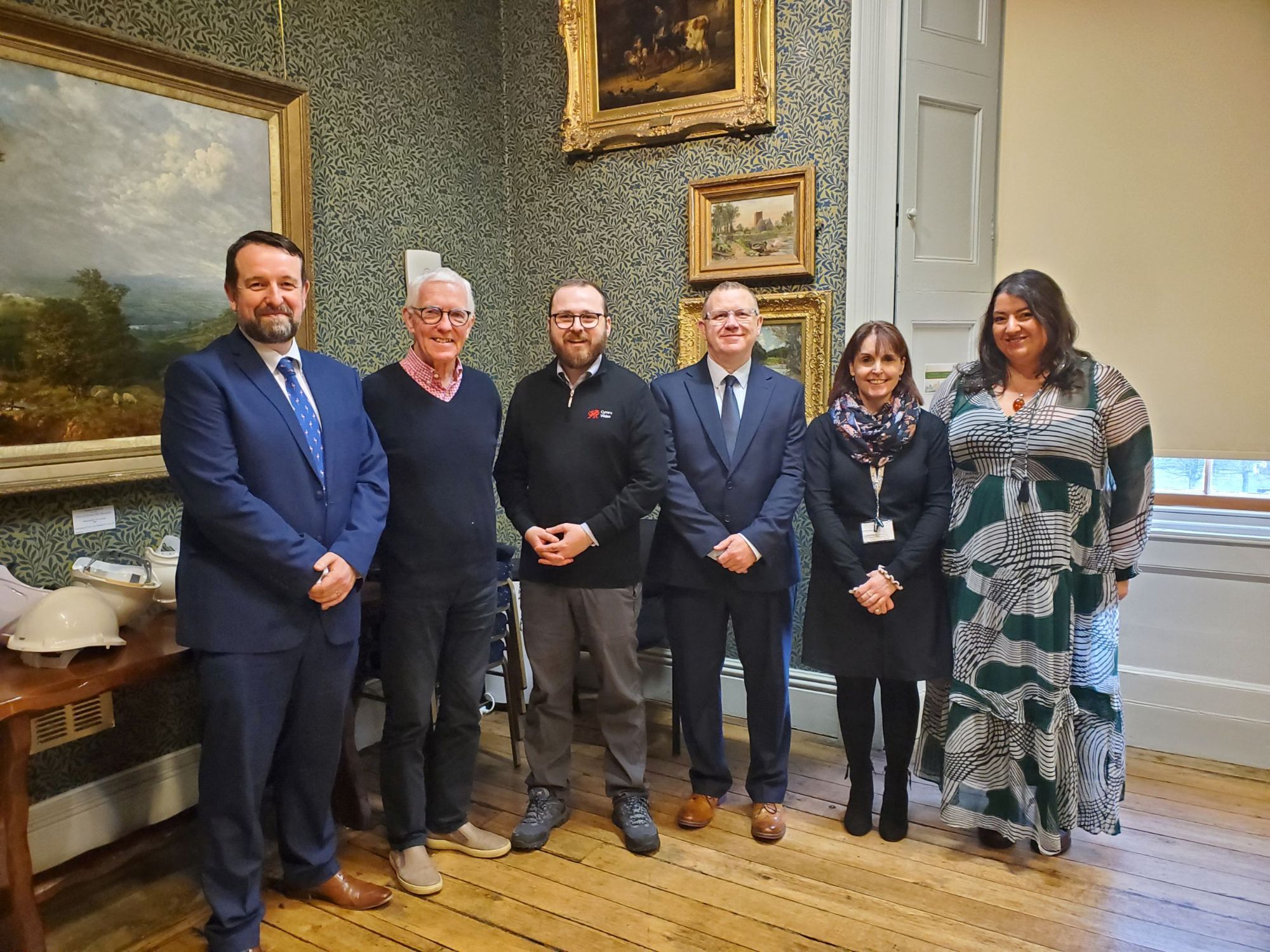 Representatives from the Cyfarthfa Foundation and Merthyr Council with Jack Sargeant, Minister for Culture, Skills and Social Partnership.jpg Representatives from the Cyfarthfa Foundation and Merthyr Council with Jack Sargeant, Minister for Culture, Skills and Social Partnership.jpg
